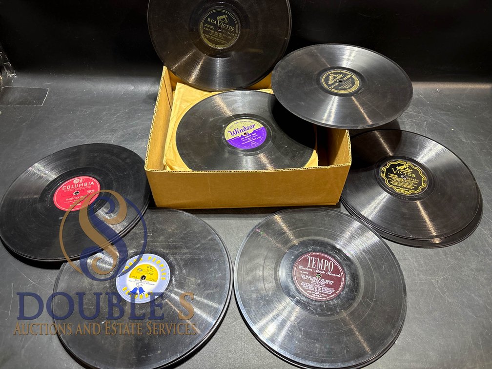 Full box RPM Vinyl Records, Various Labels and Genres