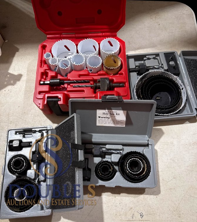 Milwaukee Hole Saw Kit and Three Additional Hole Saw Sets