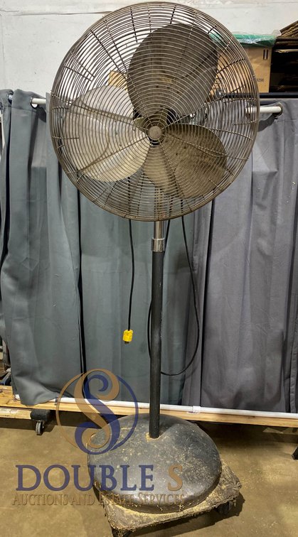 Dayton Model 4C354A Industrial Oscillating Pedestal Fan, 73×27 Inches
