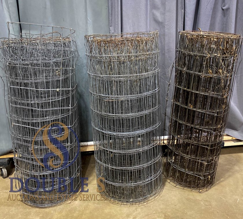Three Rolls of Welded Wire Fencing