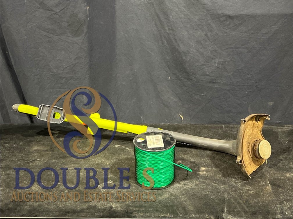 Ryobi String Trimmer with 3 Lbs of Replacement Trimmer Line