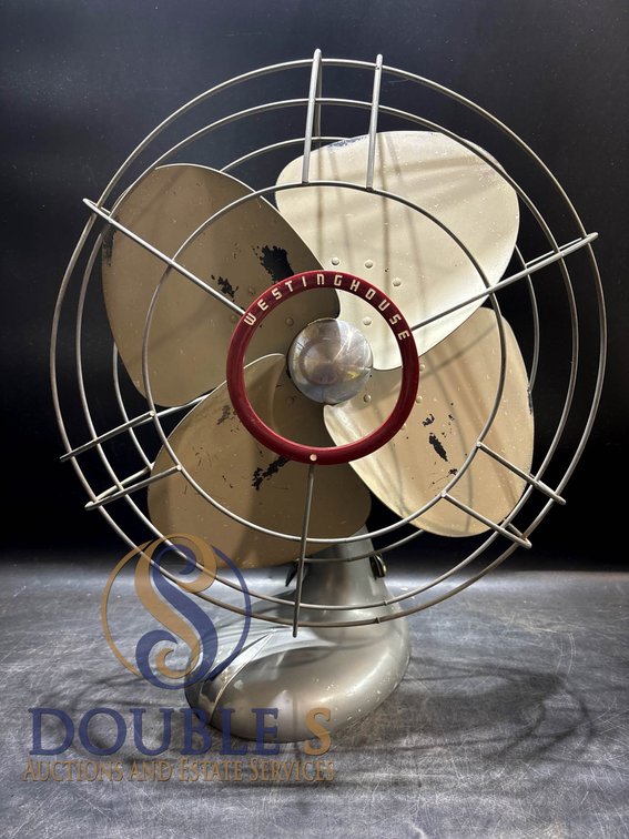 Westinghouse Table Fan with Metal Blades and Protective Guard
