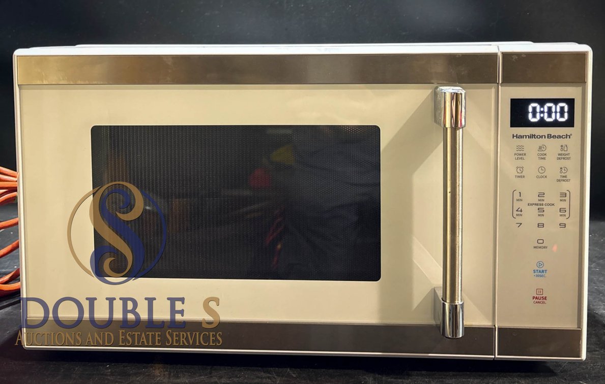 Stainless Steel-Look Microwave Oven, 1000 Watts, L=15” W=20” H=12”
