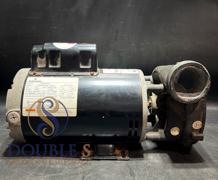 Emerson 9352-6950 Pool Pump Motor with Aqua-Flo Flo-Master XP2e Pump Housing