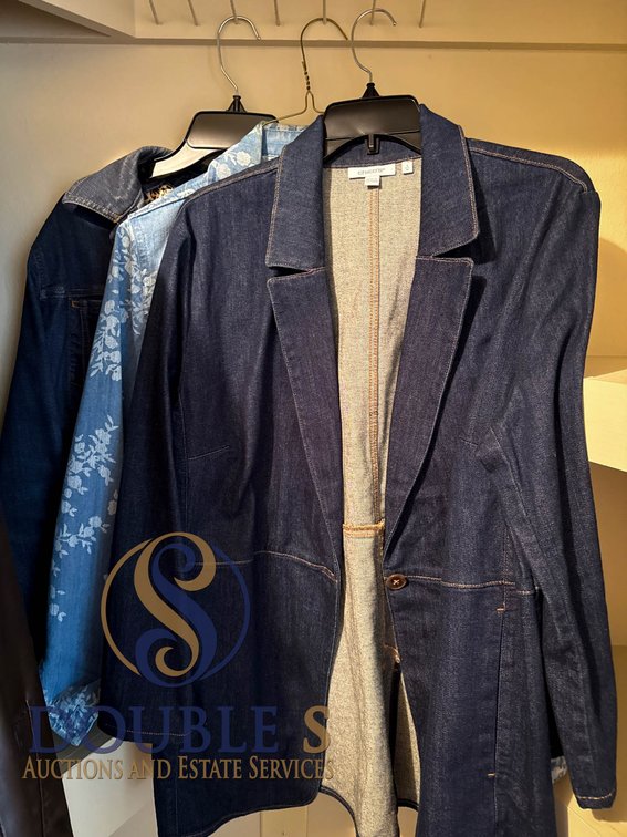 Three Women's Jackets Denim by Chico's, Croft & Barrow, and Westbound