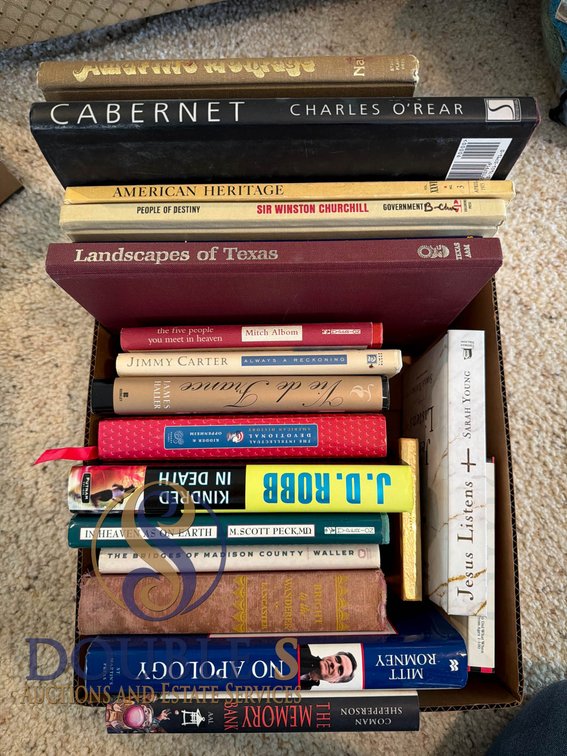 Hardback and Paperback Books Featuring Various Subjects and Authors