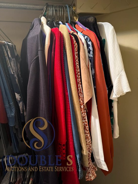Women's Clothing on Hangers