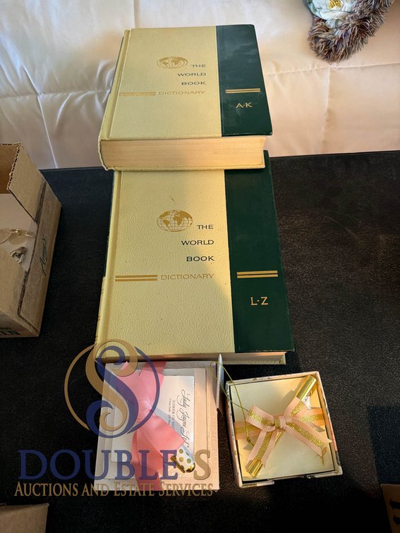 World Book Dictionaries with Decorative Boxed Stationery