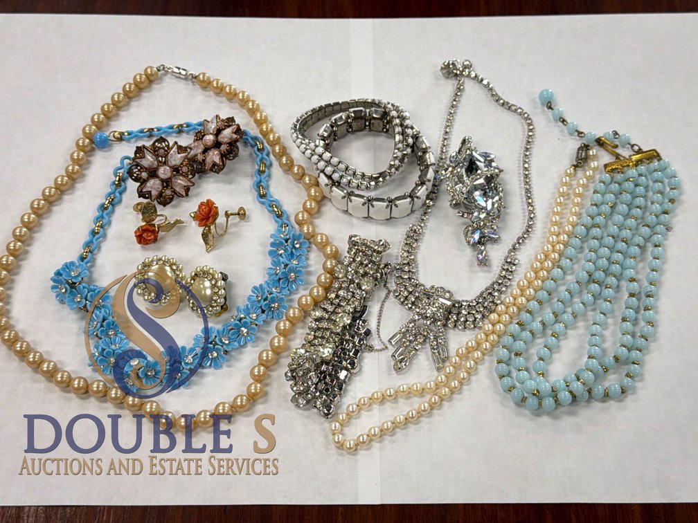 Costume Jewelry Including Necklaces, Bracelets, Earrings, and Brooches