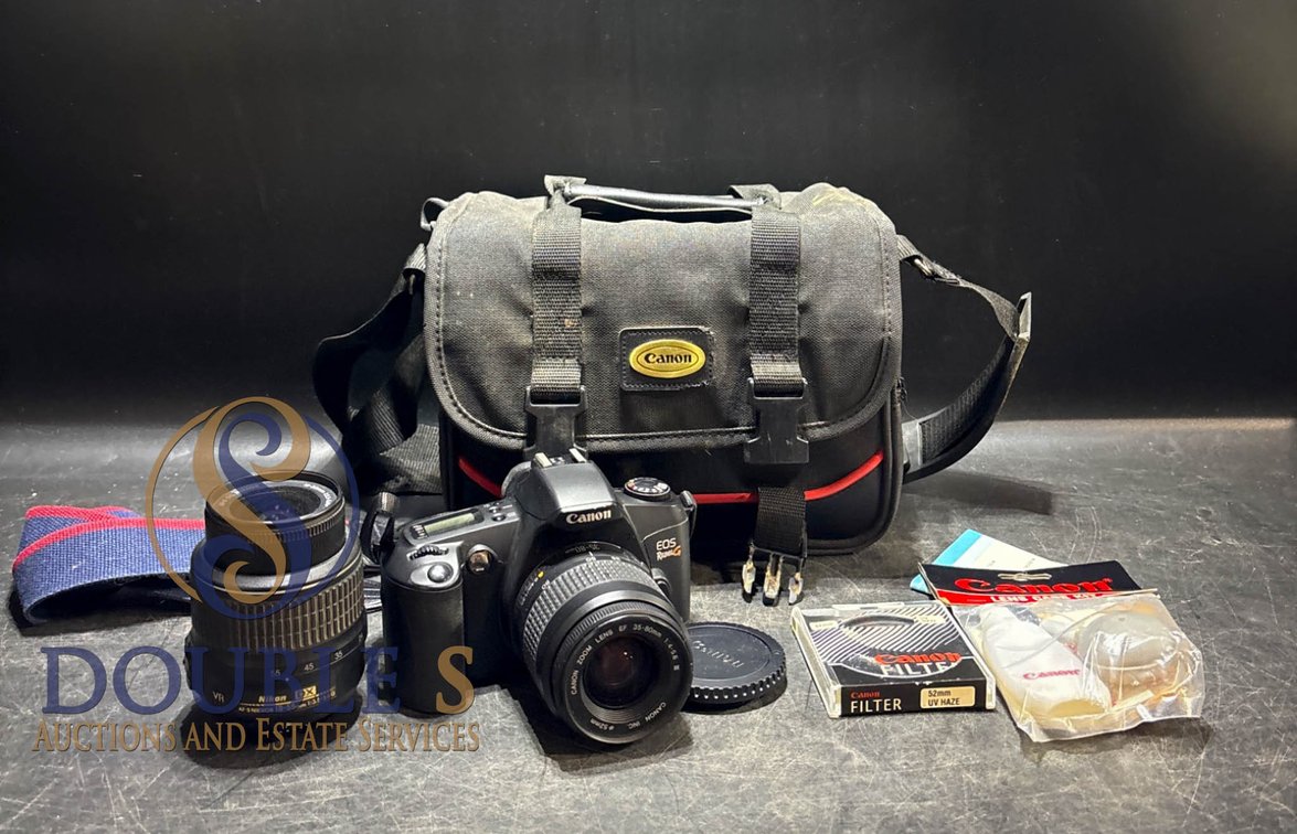 Canon EOS Digital Rebel XSi DSLR Kit with Two Lenses, Bag, and Accessories