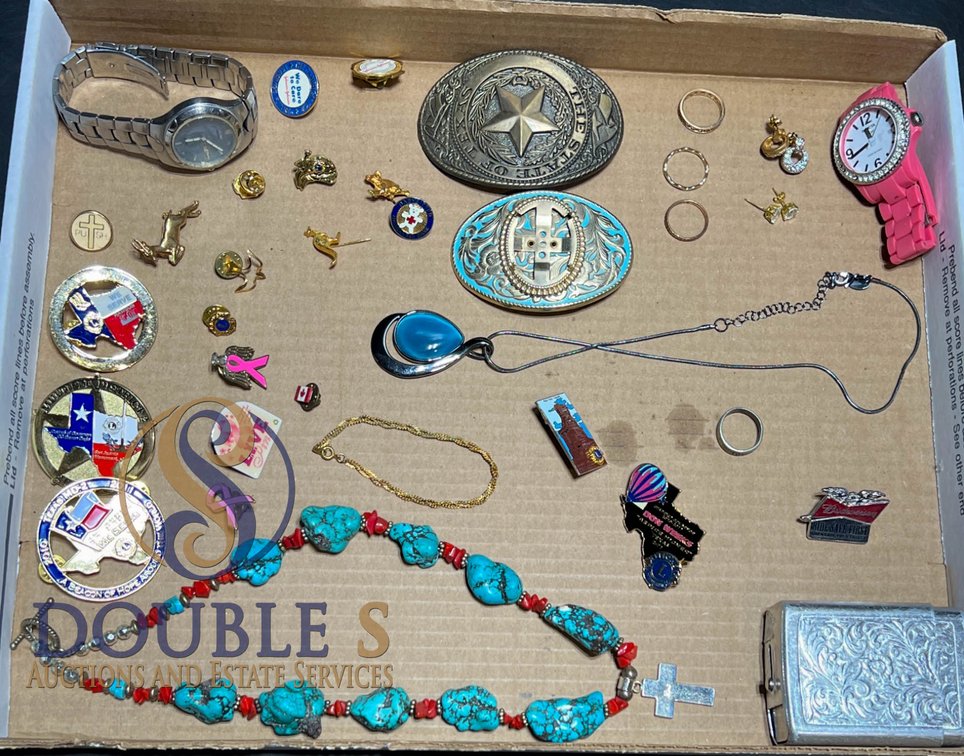 Jewelry, Belt Buckles, Pins, and Accessories