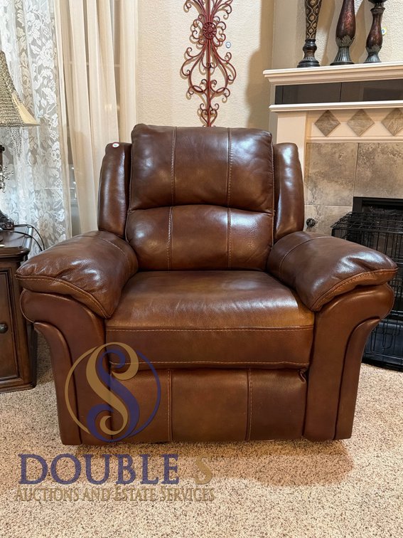 Faux Leather Recliner