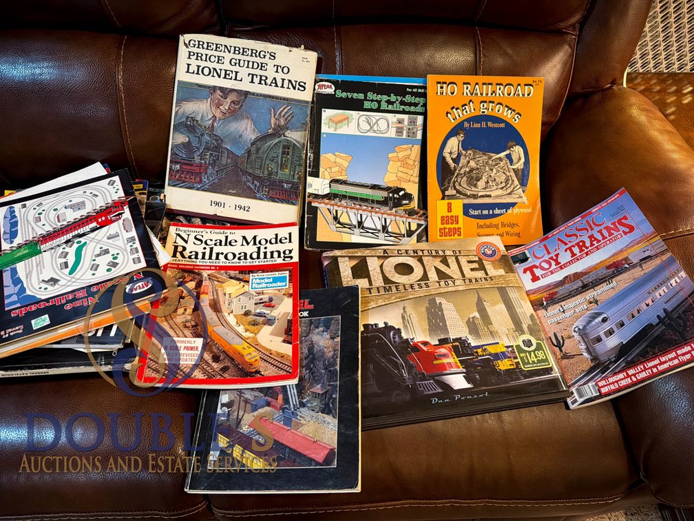 Model Railroad and Lionel Train Books, Various Authors