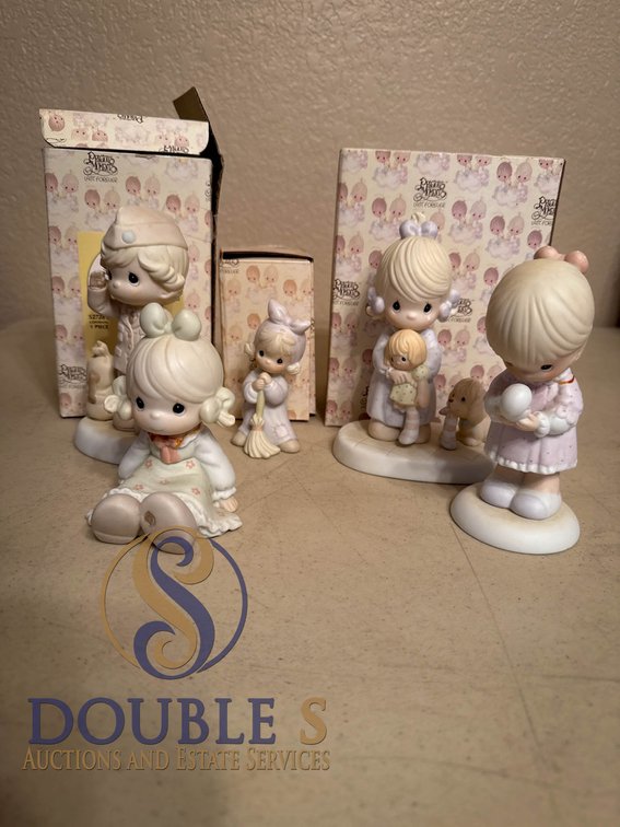 5 Precious Moments Figurines, 3 Includes Original Boxes