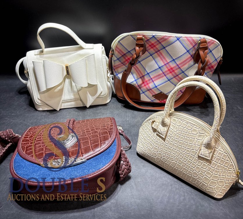 Four Women's Handbags Featuring Crossi and St. John's Bay