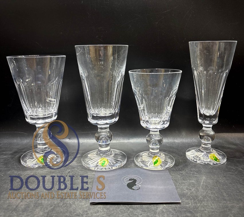 Four Waterford Crystal Bolton Glasses in Original Box