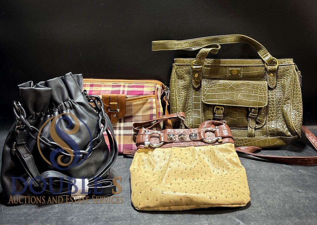 Four Women's Handbags, Including No Boundaries and CALO