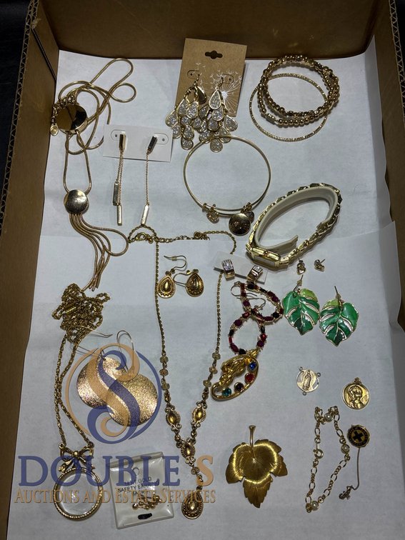 Costume Jewelry Including Necklaces, Earrings, and Bracelets