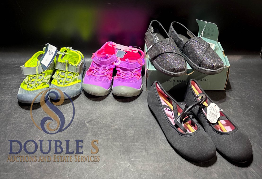 Children's Footwear Including OshKosh, Wonder Nation, and TOMS Shoes