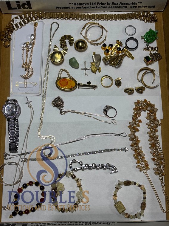 Costume Jewelry Lot Including Necklaces, Bracelets, Earrings, and Pins