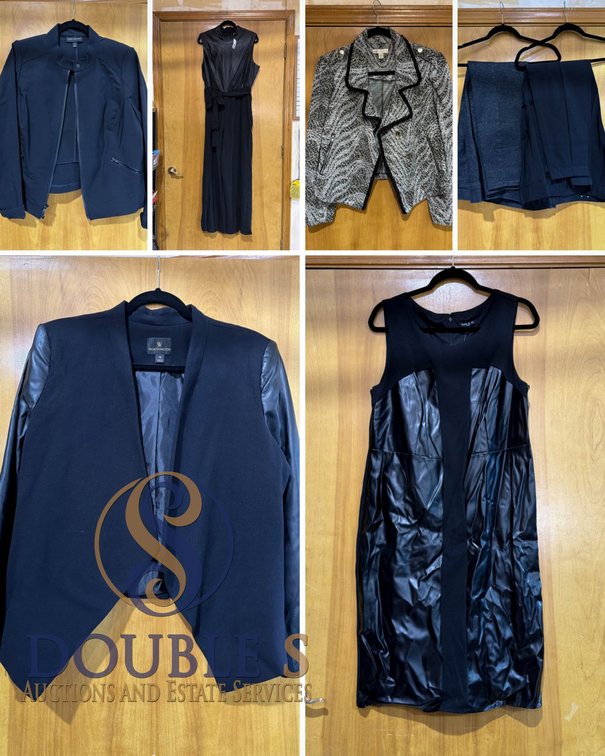 Women's Plus-Size Clothing Lot Featuring Jackets, Dresses, and Pants