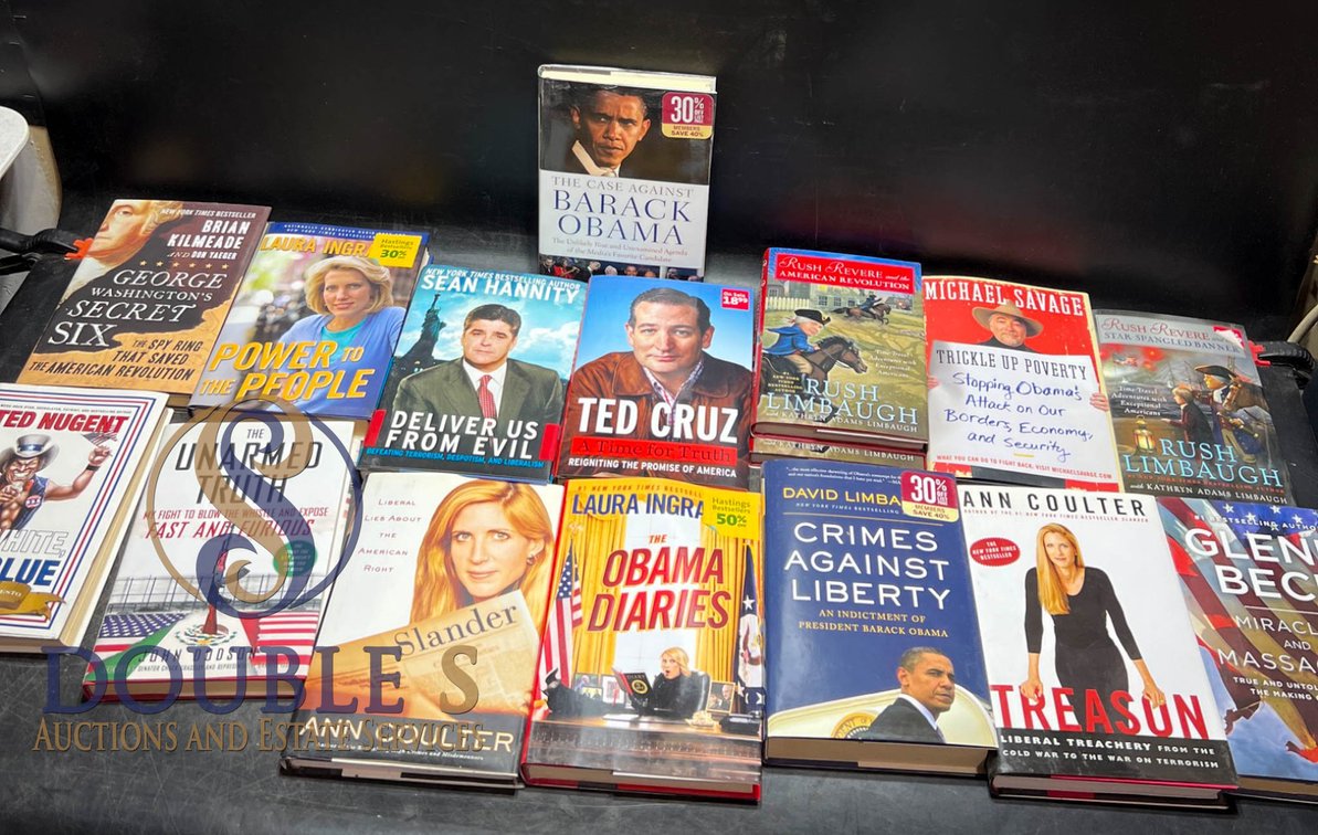 Conservative Political Books Featuring Prominent Authors