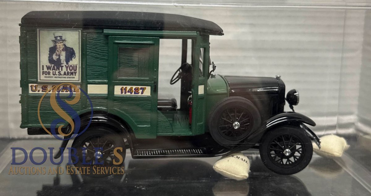 Ford Mail Truck Model in Protective Case, 9 1/2” x 4”