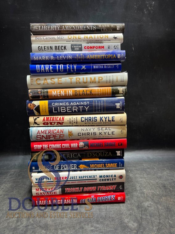 18 Political and Social Commentary Hardcover Books