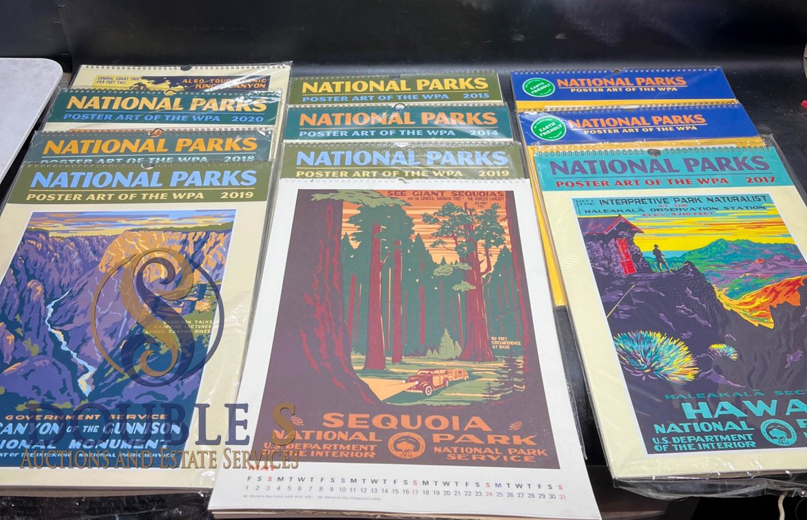 National Parks WPA Poster Art Calendars