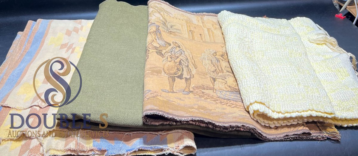 Textiles with Various Patterns and Colors