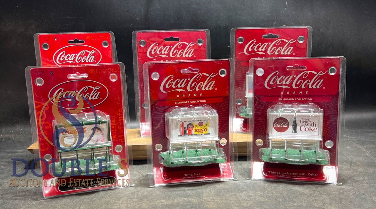 Coca-Cola Die-Cast Promotional Trucks in Original Packaging