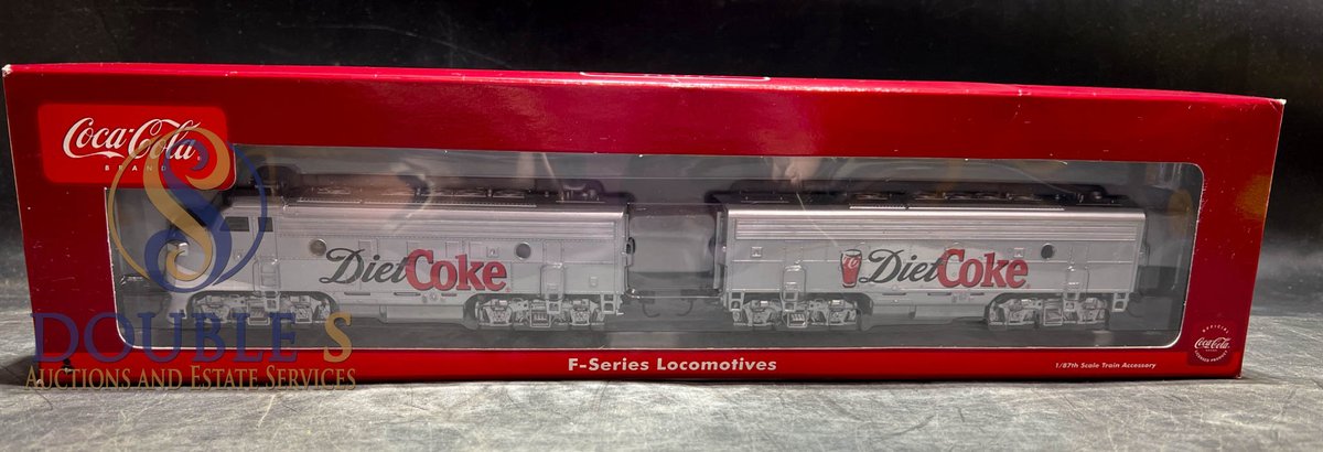 Coca-Cola Diet Coke F-Series Locomotive Set in Original Box