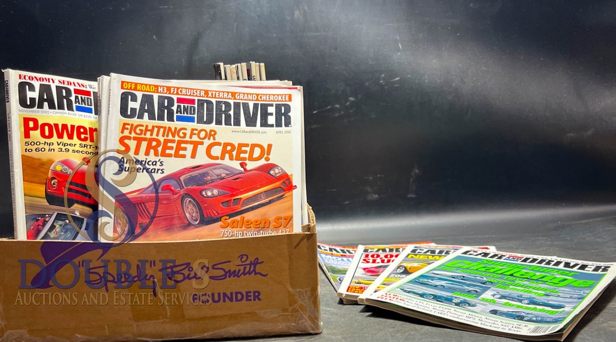 82 Car and Driver Magazines, Various Years 2001-2008