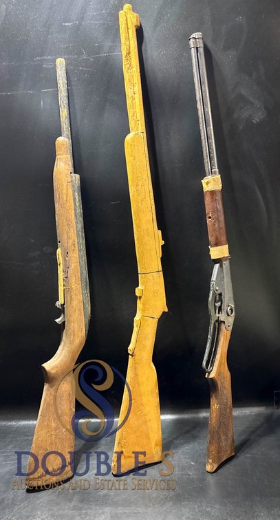 Three Rusted BB Guns Including Daisy Red Ryder