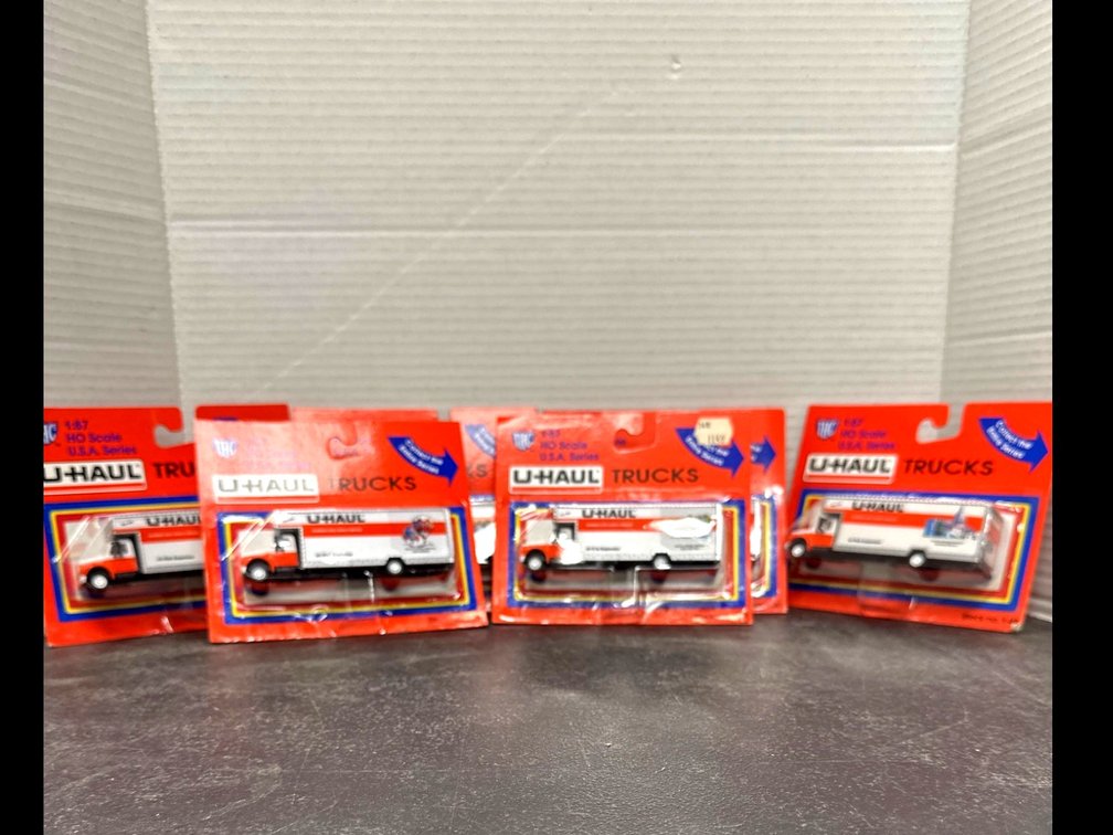 6 U-Haul State Trucks Featuring Various States