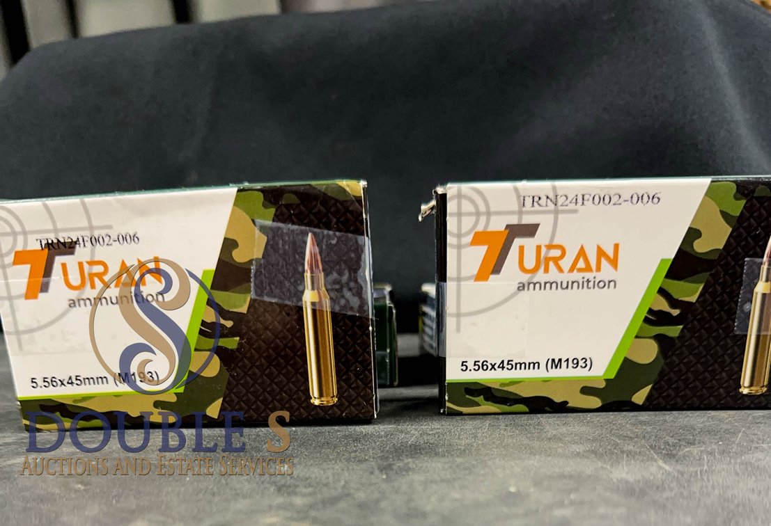Four Full Boxes of Turan 5.56x45mm M193 Ammun- 120 rounds