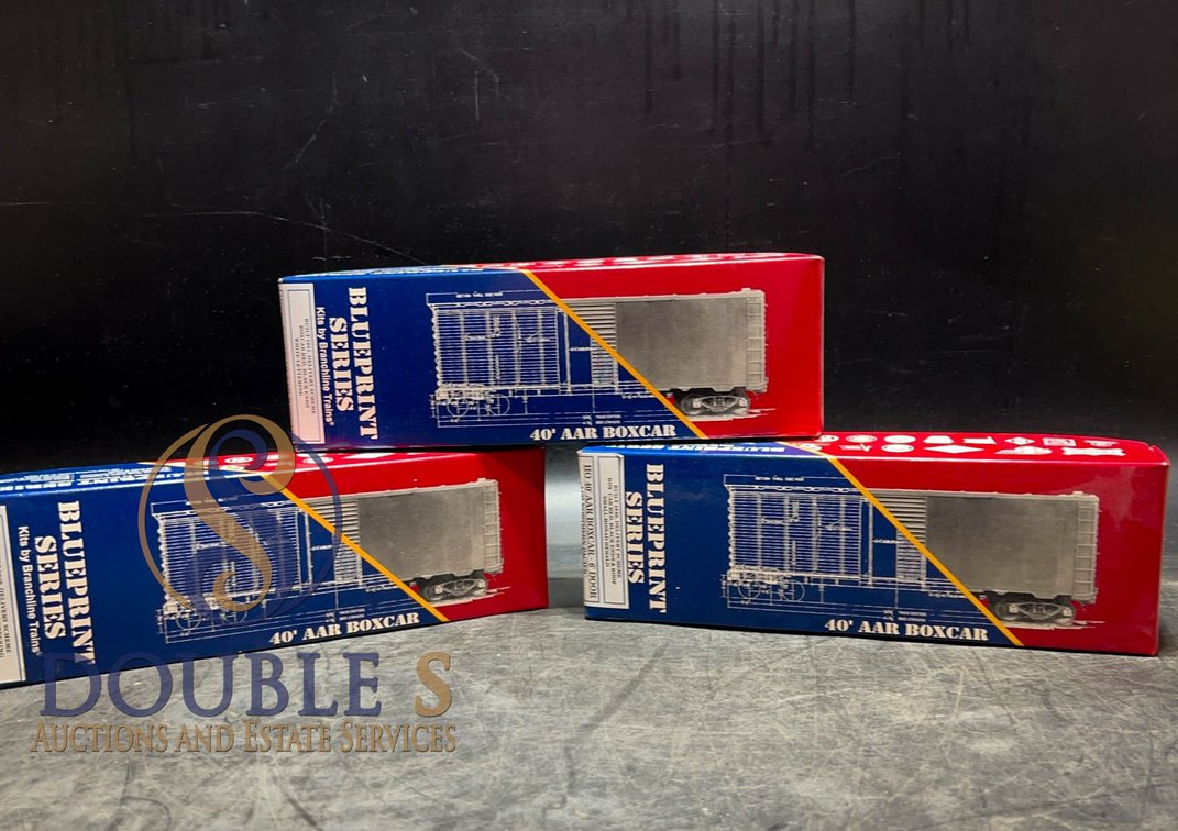 Sealed HO Blueprint Series Freight Cars