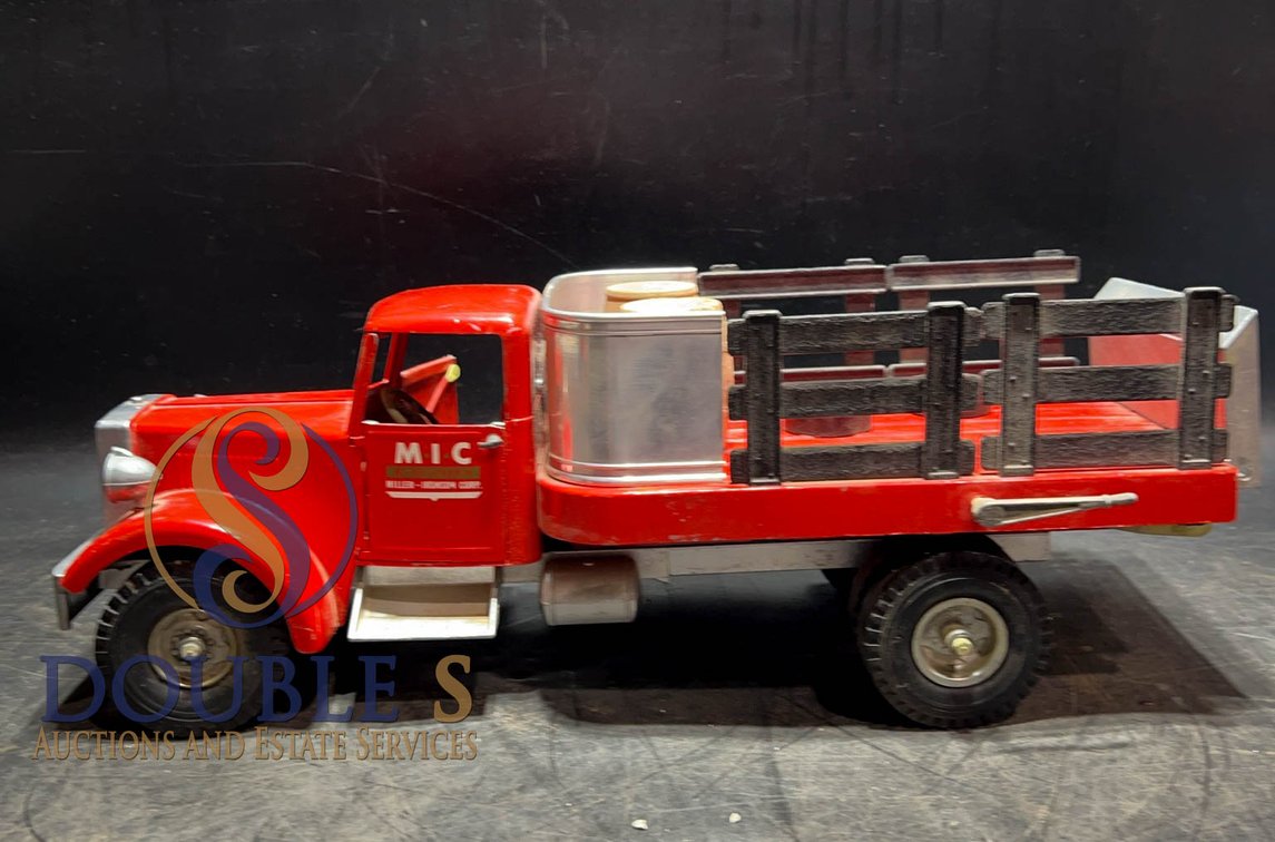 Red MIC Pressed Steel Stake Truck 18x7