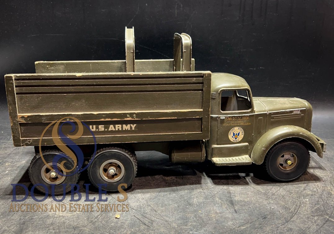 Smith-Miller U.S. Army Toy Truck, Metal Cab