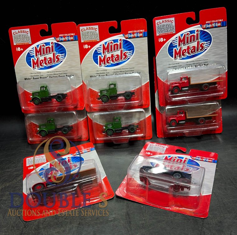 Mini Metals HO Scale Die-Cast Trucks Lot