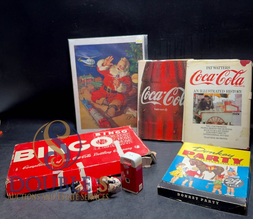 Coca-Cola Memorabilia and Games Lot