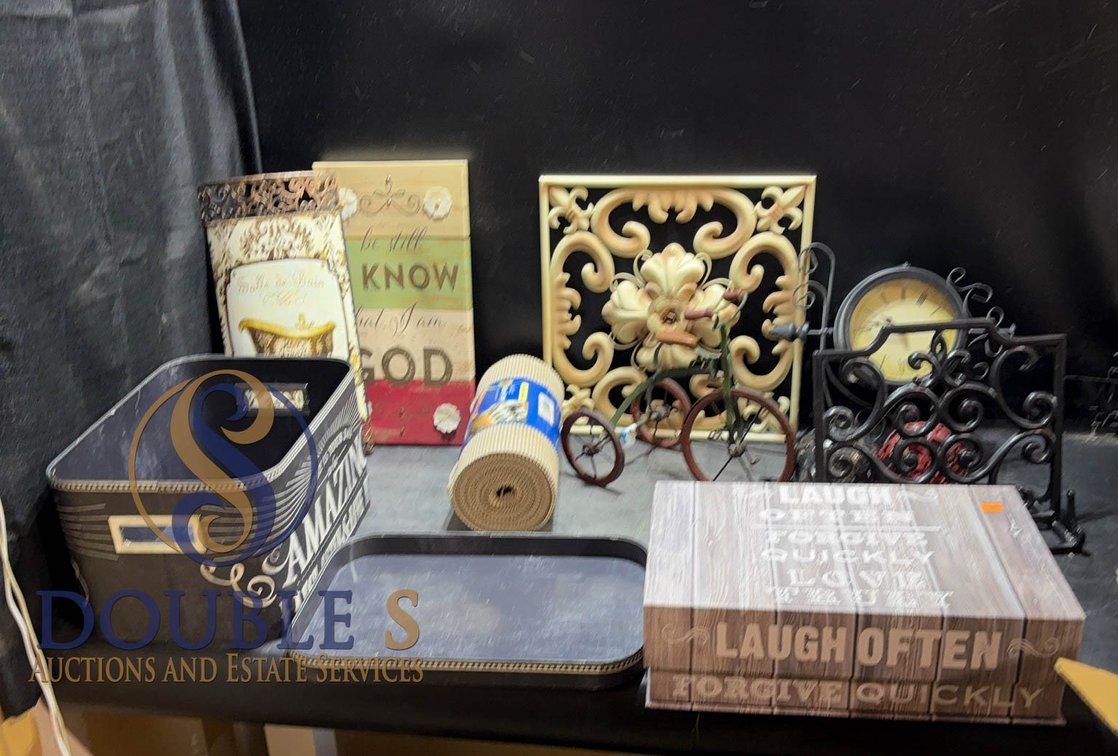 Home Decor and Storage Lot Assortment