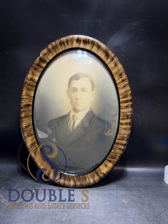 Oval Framed Portrait Photograph