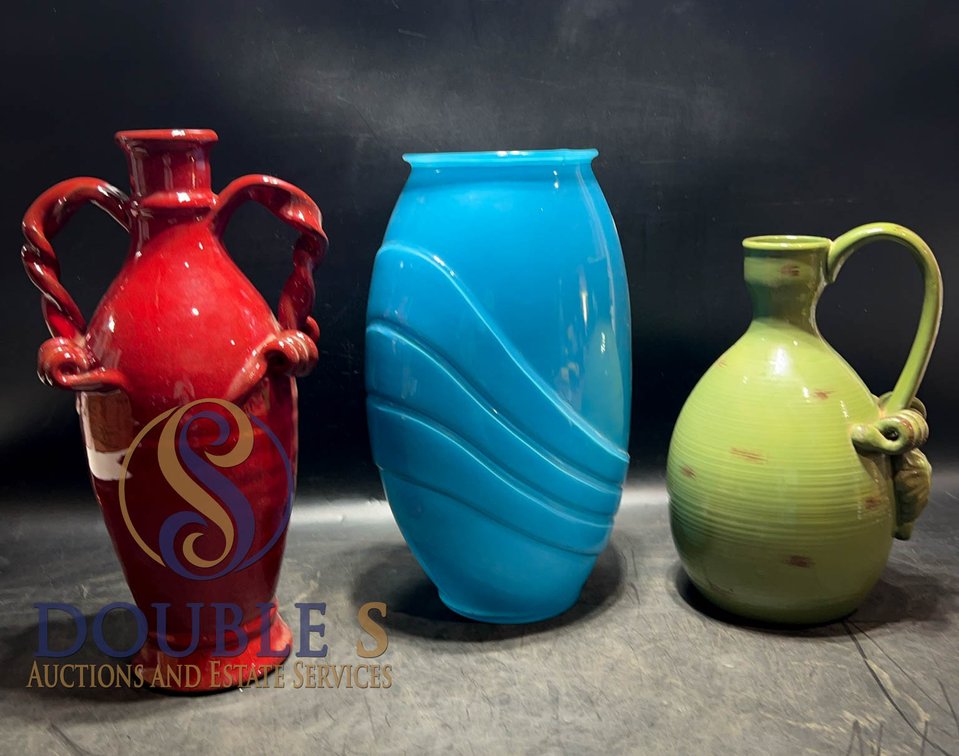 Three Decorative Vases, 13–17"