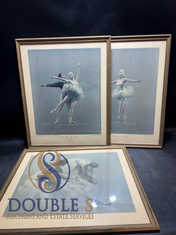 3 Ballet Dancer Framed Prints
