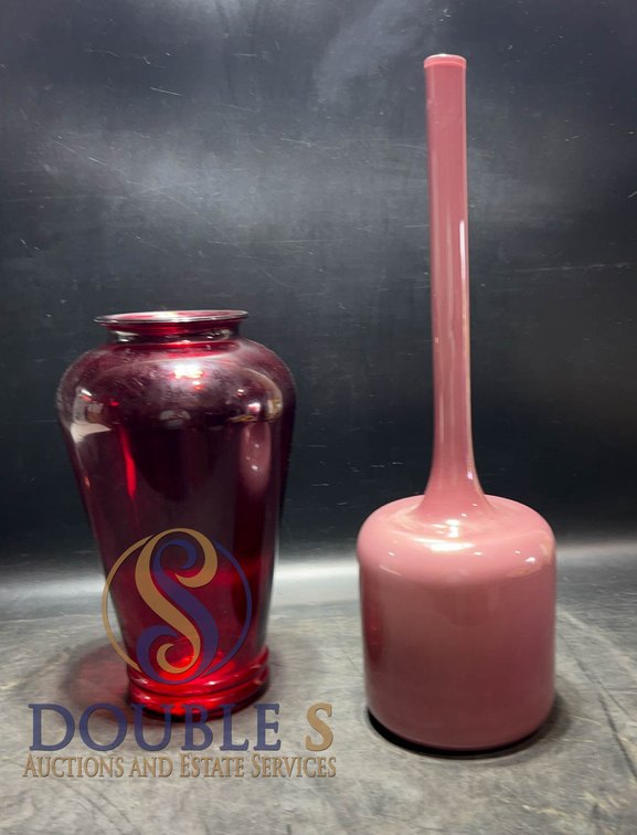 Colored Art Glass Vases