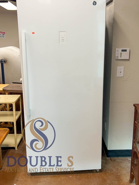 GE Upright Single-Door Freezer