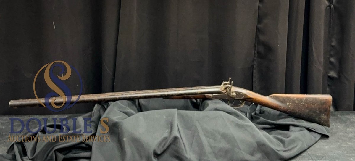 Black Powder Double Barrel Wall Hanger Musket