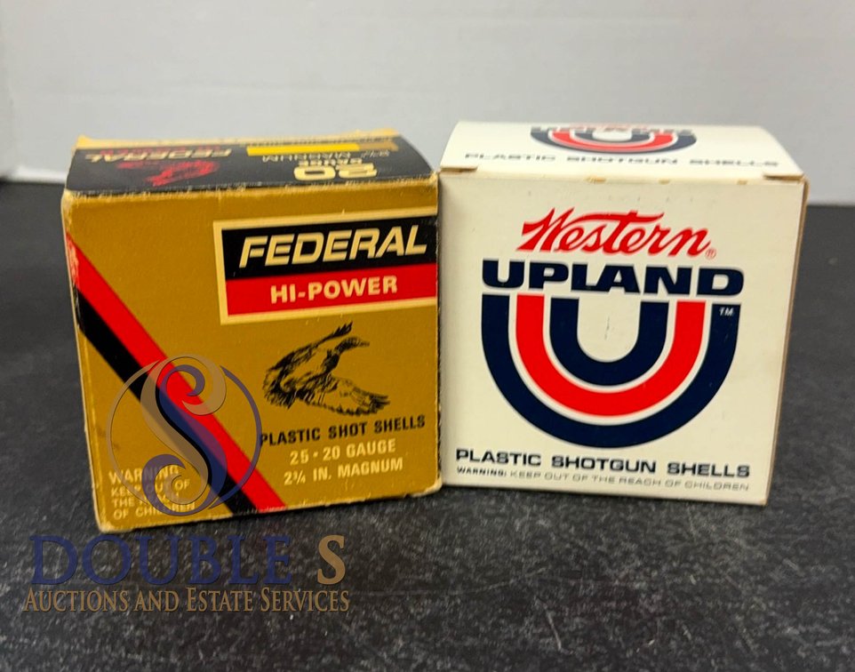 Wester Upland Full Box and 17 Federal 20 Gauge Shells