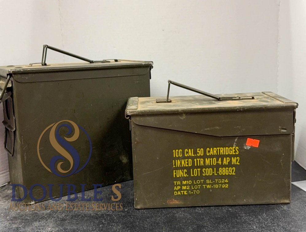 Military .50 Cal Ammo Cans